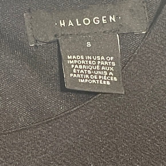 Halogen Knit Cold Shoulder Dress Black Size Small - Picture 6 of 7